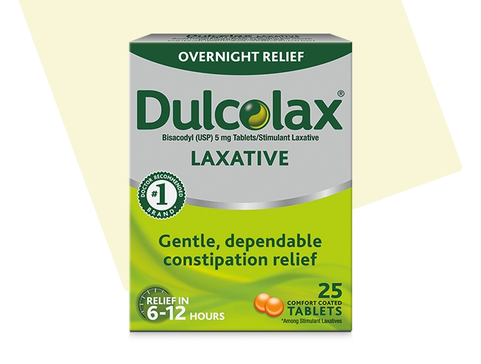 Laxative Tablets for Constipation Relief Dulcolax® Laxative Solutions